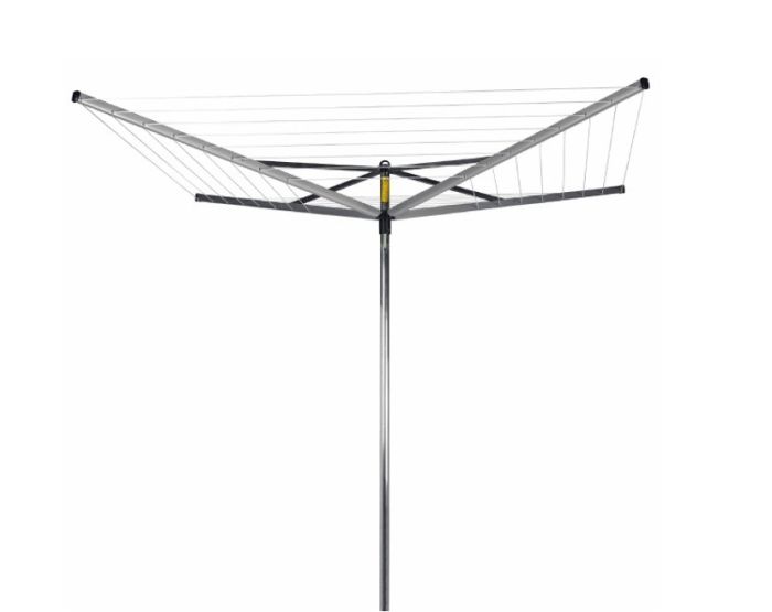 Brabantia Compact 50m Rotary Dryer with 50m drying length and four coated steel arms