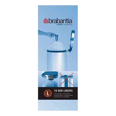 Brabantia 371547 Size L 45 Litre Bin Liners Pack of 10
