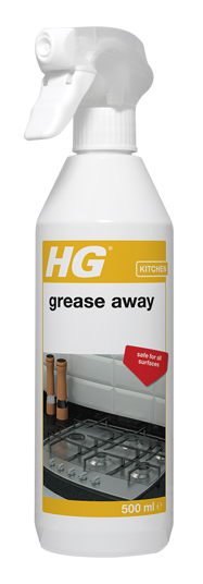 HG Grease Away 500ml heavy-duty kitchen degreaser spray bottle