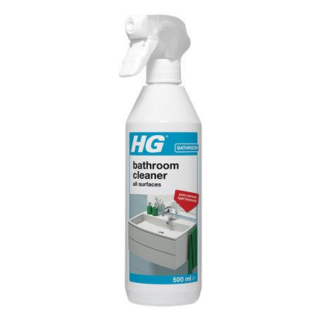 HG Bathroom Cleaner All Surfaces 500ml spray bottle