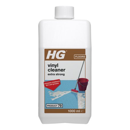 HG 79 Vinyl Cleaner Extra Strong 1L artificial flooring power cleaner and gloss coating remover