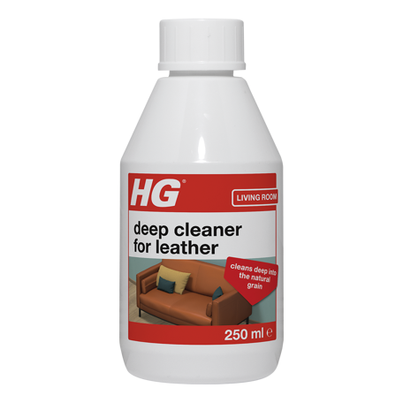 HG Deep Cleaner For Leather - 250ml water-based cleaner