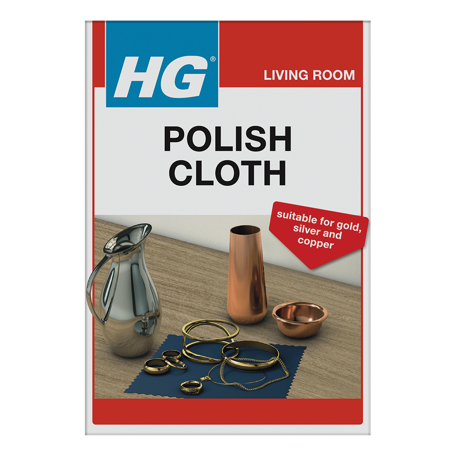 HG Silver Polish Cloth specialist polishing cloth for silver and silver-plated objects