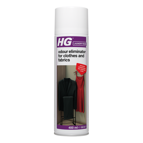HG Odour Eliminator For Clothes And Fabrics 400ml pressurised spray can
