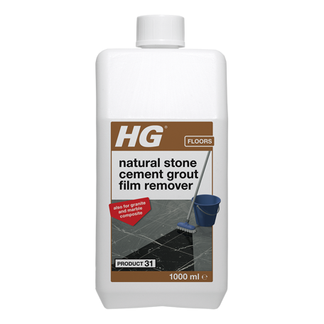 HG Natural Stone Cement Grout Film Remover 1L