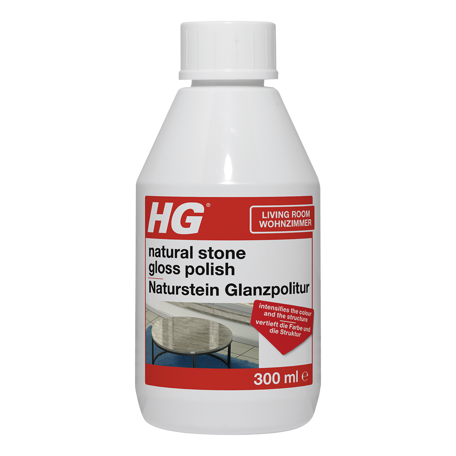 HG 44 Natural Stone Gloss Polish - 300ml