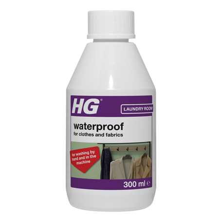 HG Waterproof for Clothes and Fabrics 300ml specialist cleaning liquid