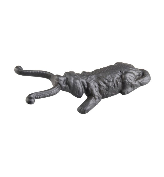 Fallen Fruits LH5 Cast Iron Dog Boot Jack measuring 26.5 x 12.5 x 7.5 cm