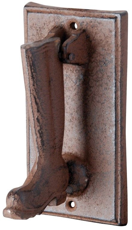 Fallen Fruits DB54 8.4 x 9.5 x 15.9 cm Cast Iron Boot Doorknocker