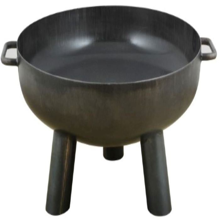 Fallen Fruits FF241 Steel Fire Bowl - 60 Cm with three legs and two handles