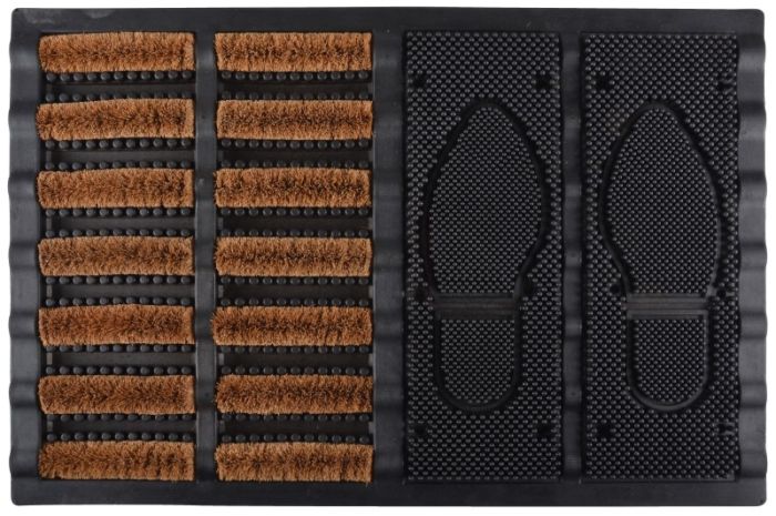 Fallen Fruits RB188 boot brush in coconut and rubber