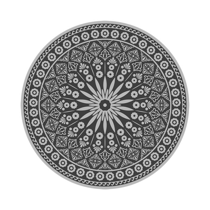 Fallen Fruits OC31 Round Outdoor Carpet, 170.0x170.0x0.4 cm, multi colour