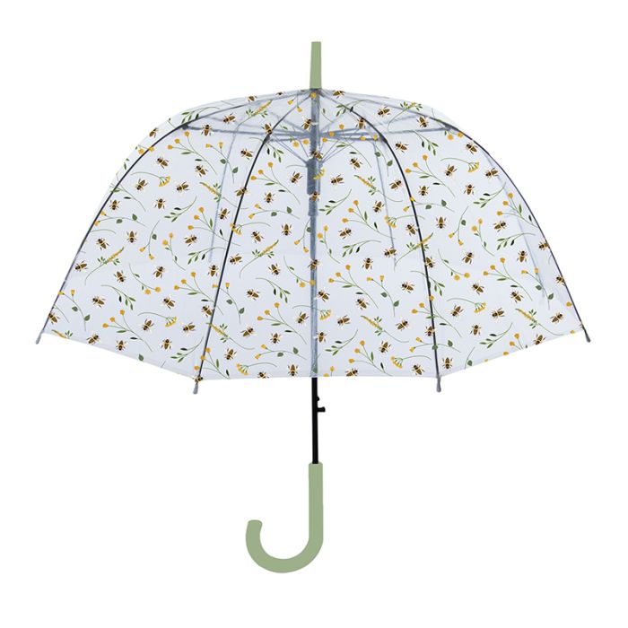 Fallen Fruits BEE003 Bee Print Transparent Umbrella, 83.0x83.0x81.5 cm