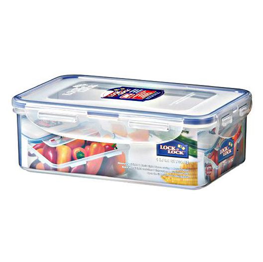 Lock & Lock HPL817 Rectangular 1L Food Storage Container in natural