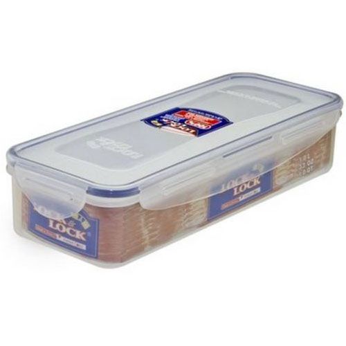 Lock & Lock HPL842 Bacon Box With Freshness Tray 1L 278x115x60 mm Polypropylene in Natural