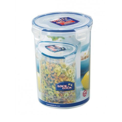 Lock & Lock HPL933D 1.8L Round Food Storage Container in Natural