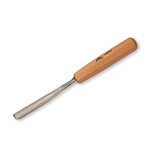 Stubai Straight V-Parting Tool No41 Sweep 6mm in steel and beechwood