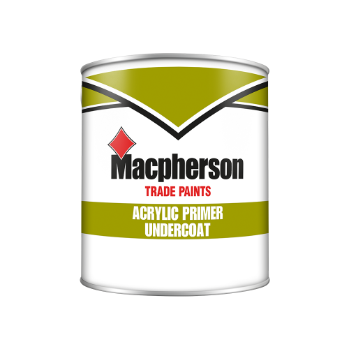Macpherson Acrylic Primer Undercoat in White, 2.5L