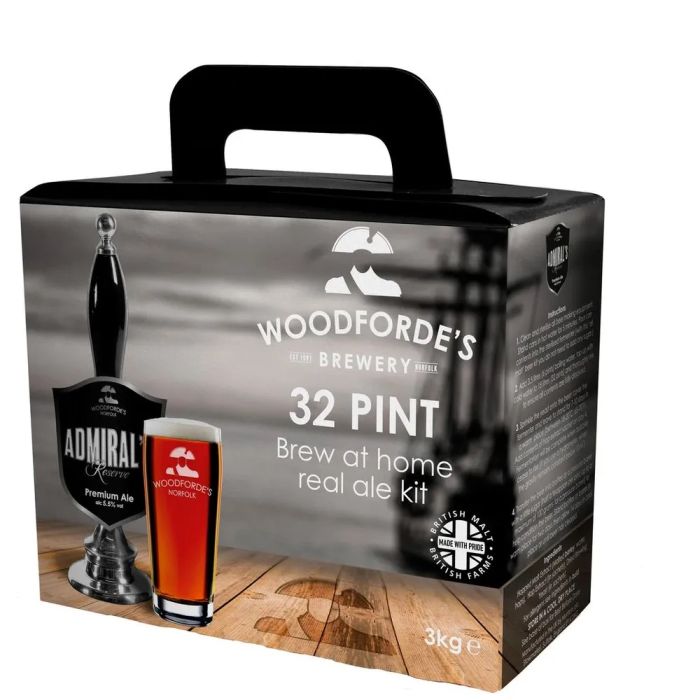 Woodfordes Admiral's Reserve Beer Making Kit 32 Pints dark chestnut