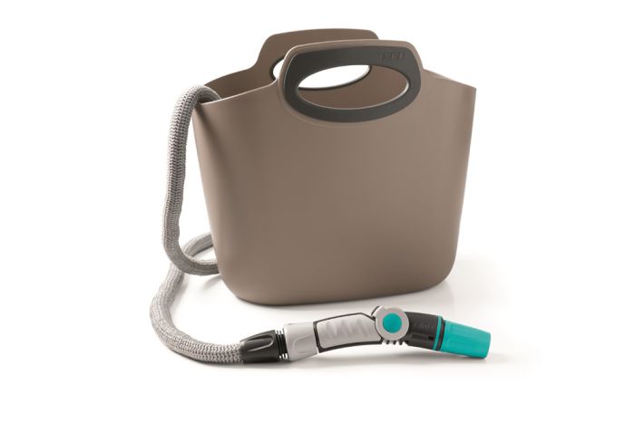 Hozelock Aquapop Extendable Hose 30m in grey