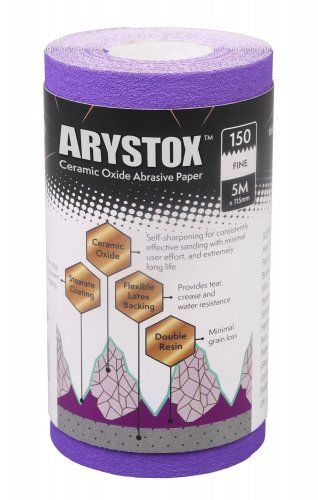 Axus Decor Arystox 150 Grit Ceramic Oxide Abrasive Paper 5M roll