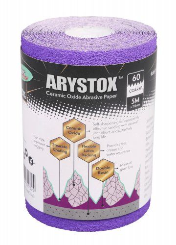 Axus Decor Arystox Ceramic Oxide Abrasive Paper 5M 60 Grit