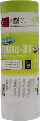 Axus Decor Static-31 pre-taped protection film 1.4M x 30M blue