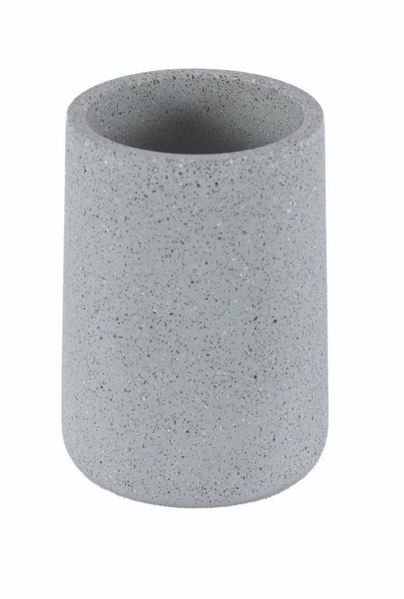 Blue Canyon BA0258 Safa Tumbler bathroom accessory with a speckled concrete-style finish
