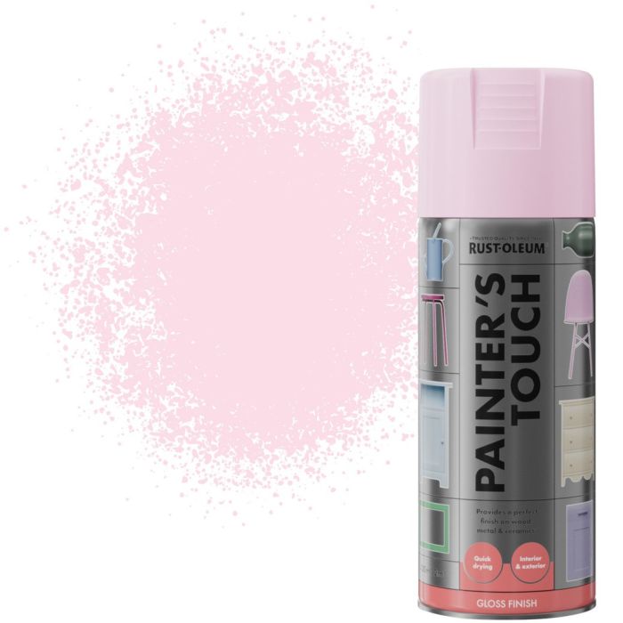 Rust-Oleum Painters Touch 400ml gloss aerosol spray paint in Candy Pink