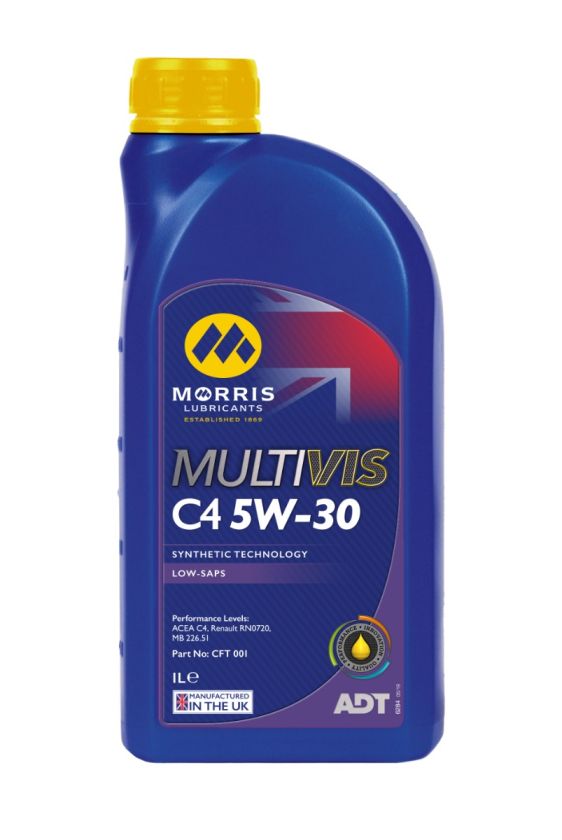 Morris Lubricants CFT001 Multivis ADT C4 5W-30 Engine Oil - 1L