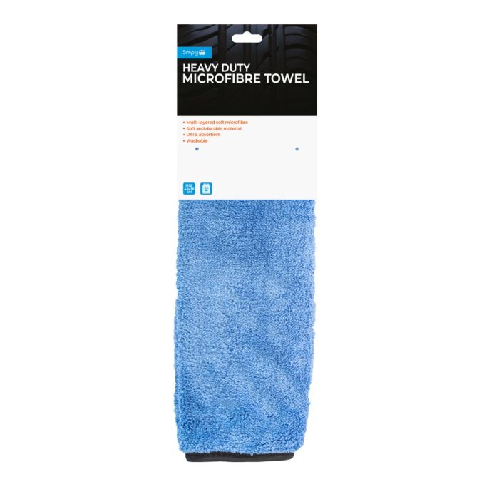 Simply CLE003 Heavy Duty Microfibre Towel
