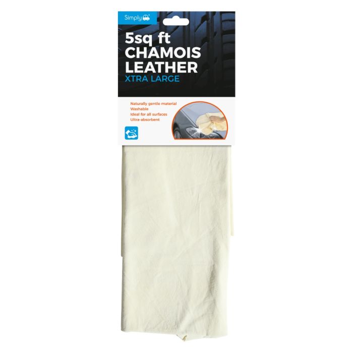Simply CLE500 Premium Chamois Leather 5Sq Ft