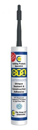 C-Tec CT1 Sealant and Adhesive 290ml in Anthracite