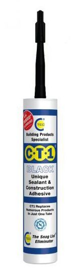 C-Tec CT1 Sealant and Adhesive 290ml in black