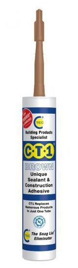 C-Tec CT1 brown 290ml sealant and adhesive cartridge