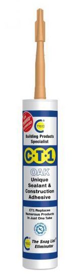 C-Tec CT1 Sealant and Adhesive, Oak, 290ml