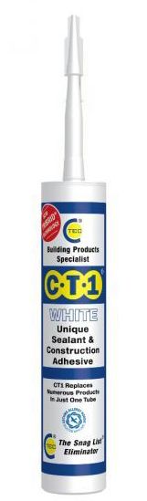 C-Tec CT1 White 290ml Sealant and Adhesive