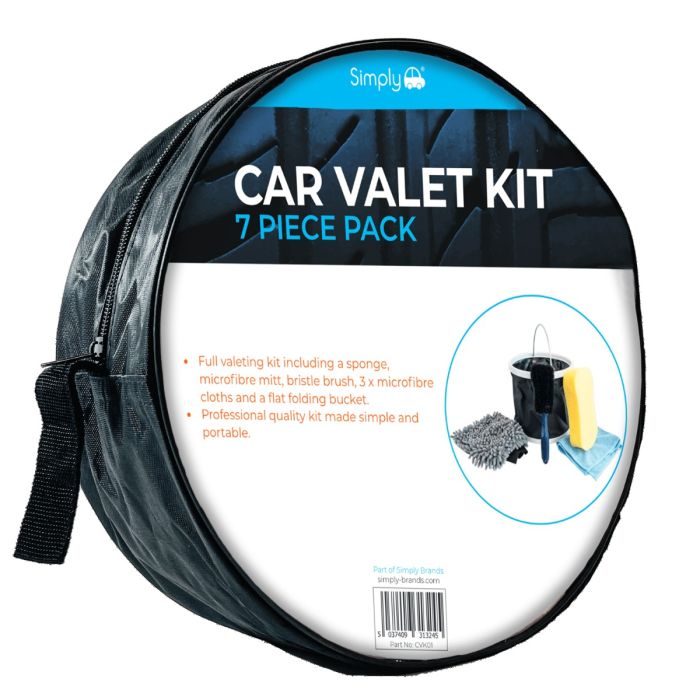 Simply CVK01 Car Valeting Kit - 7 Piece
