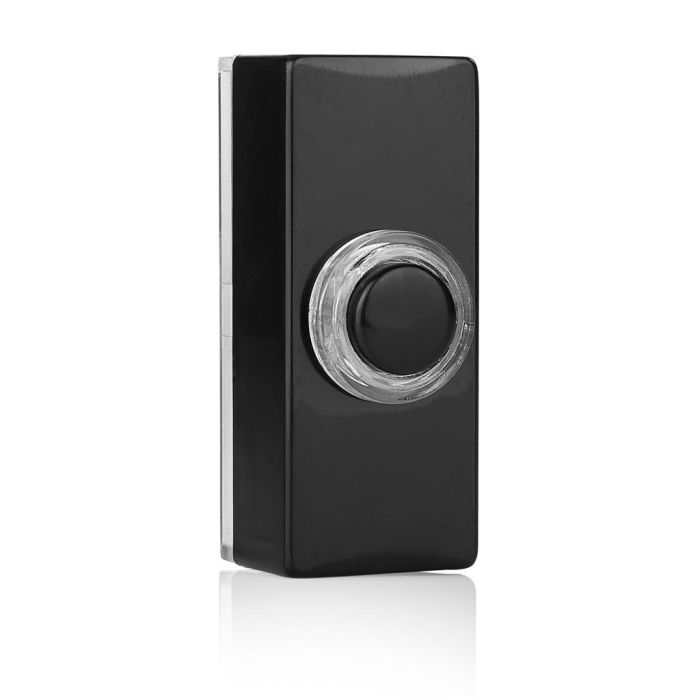 Byron 7720 Wired Surface Mounted Bell Push in black