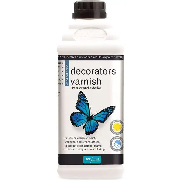 Polyvine Decorators Varnish Dead Flat Finish 500ml