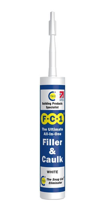 C-Tec FC1 All-In-One Filler and Caulk - White - 310ml