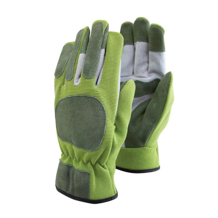 Town & Country Flexi-Riggers Gloves in green, medium size