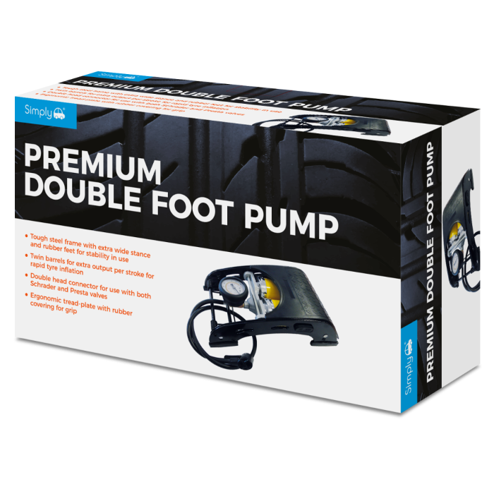 Simply FP004 Premium Double Foot Pump