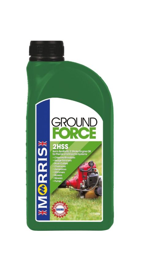 Morris Lubricants HSS001 Ground Force 2HSS 2-Stroke Engine Oil 1L