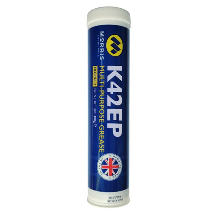 Morris Lubricants KFT400 K42 EP Multipurpose Grease 400g cartridge