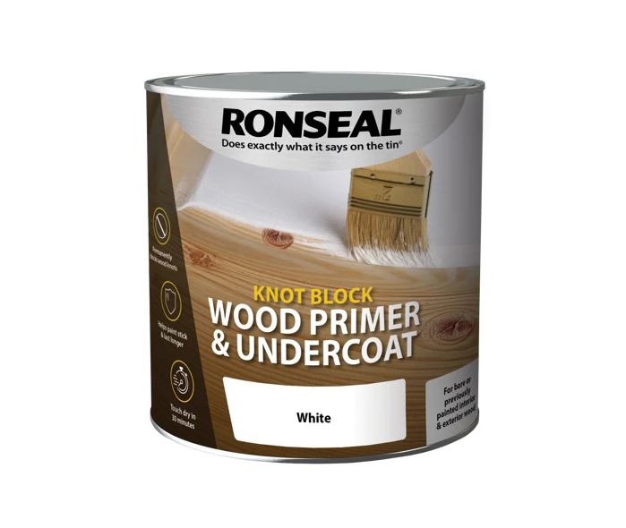 Ronseal Knot Block Wood Primer & Undercoat 750ml