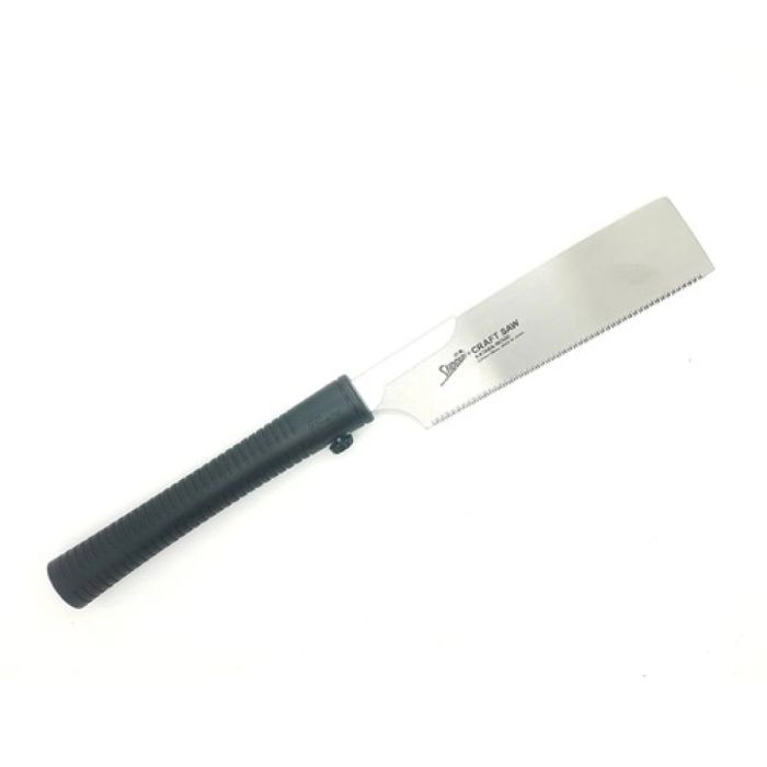 Shogun M-190W 190mm Japanese Kataba Craft Saw with black plastic handle