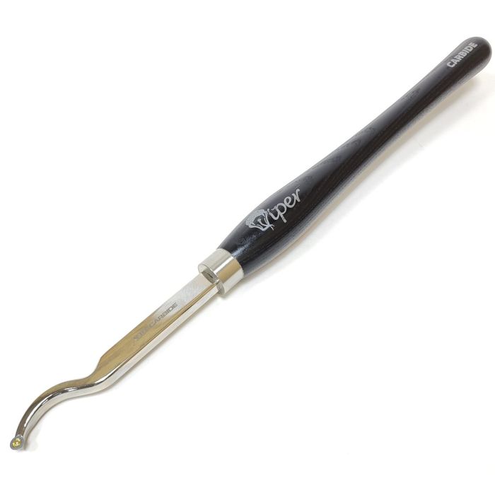 Charnwood M2034T carbide tipped shallow curve hollowing tool with 170mm blade and 390mm handle