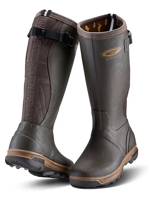 Grubs Highline 2.0 Wellington Boots - Mahogany - Size 12