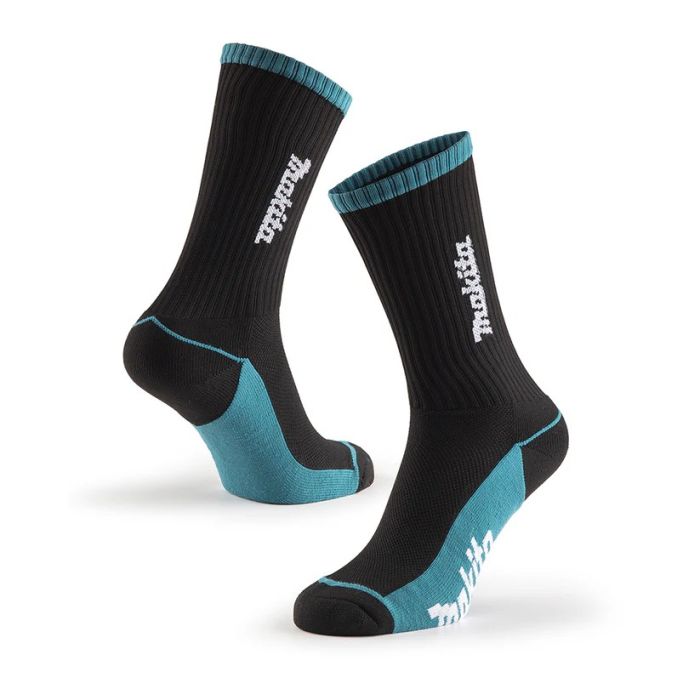 Makita Origin Work Socks in black, size 4-7.5